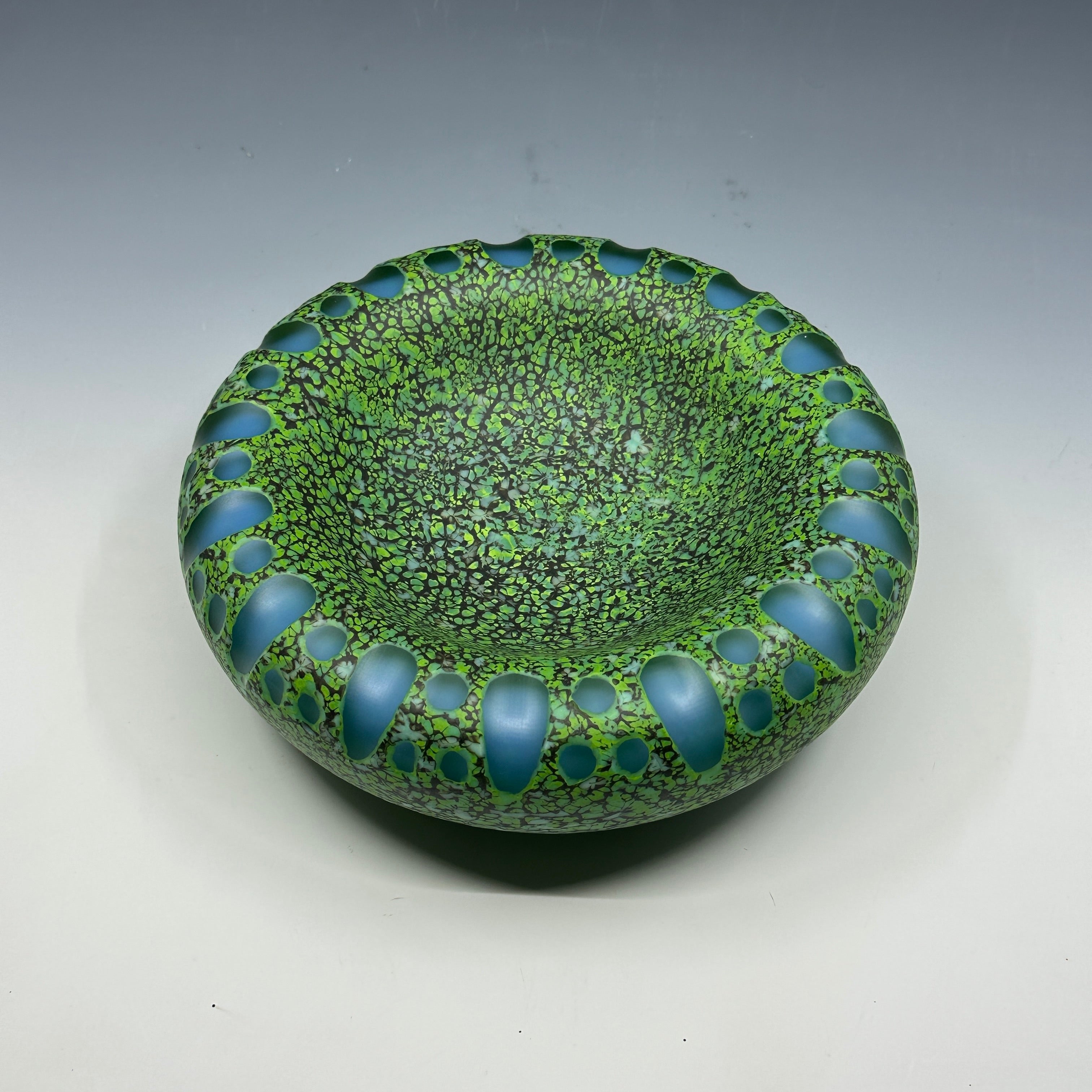 Green and Blue experimental Bowl