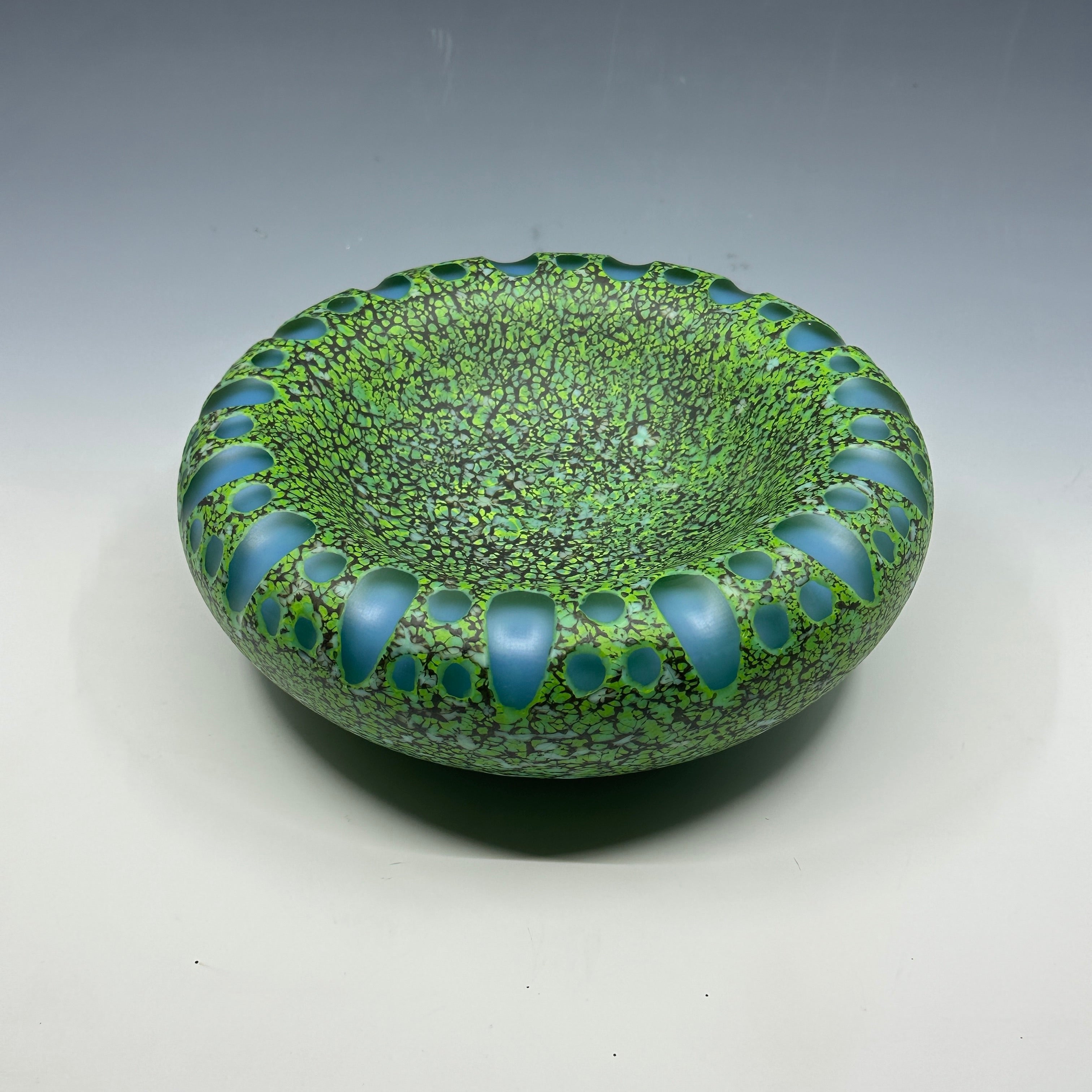 Green and Blue experimental Bowl