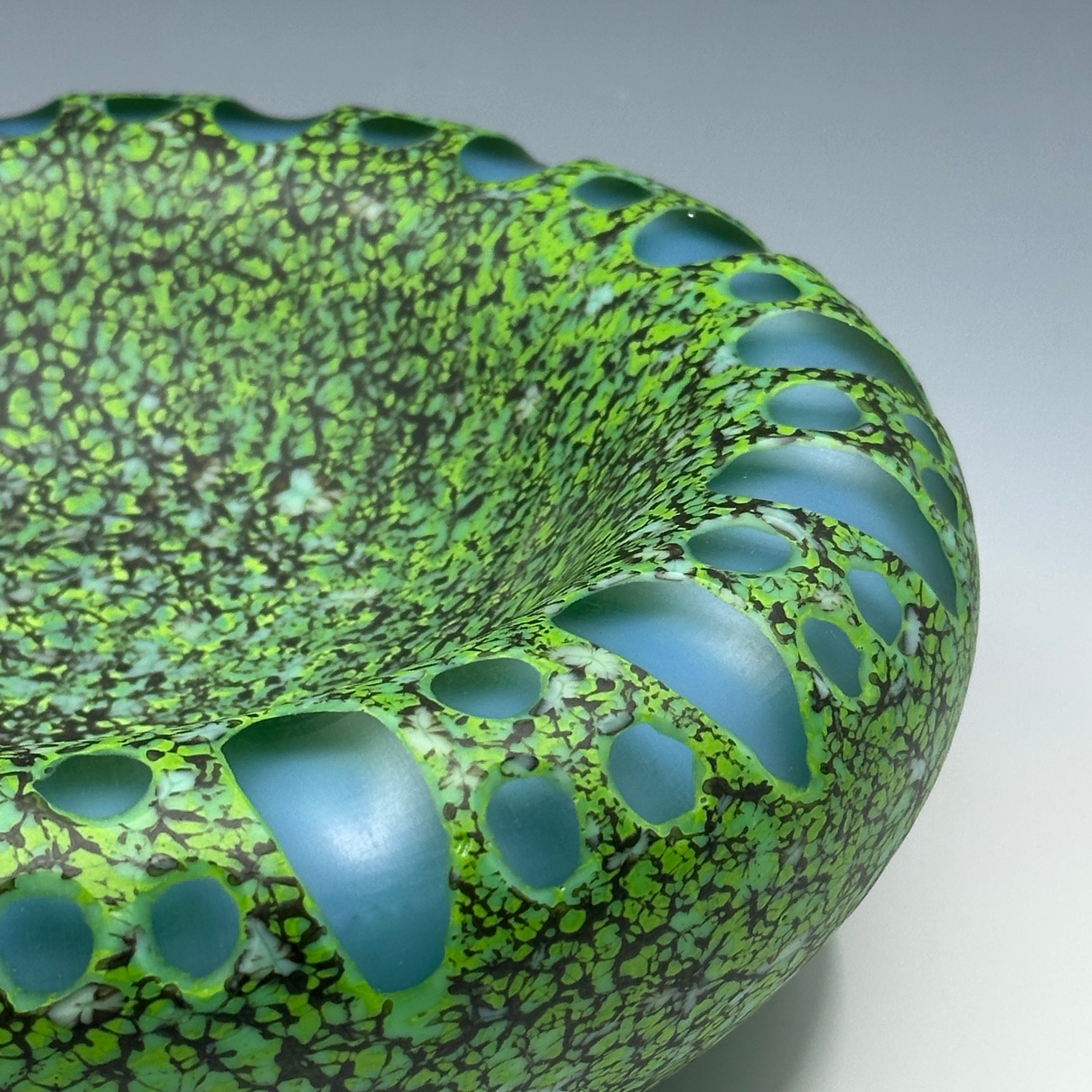 Green and Blue experimental Bowl