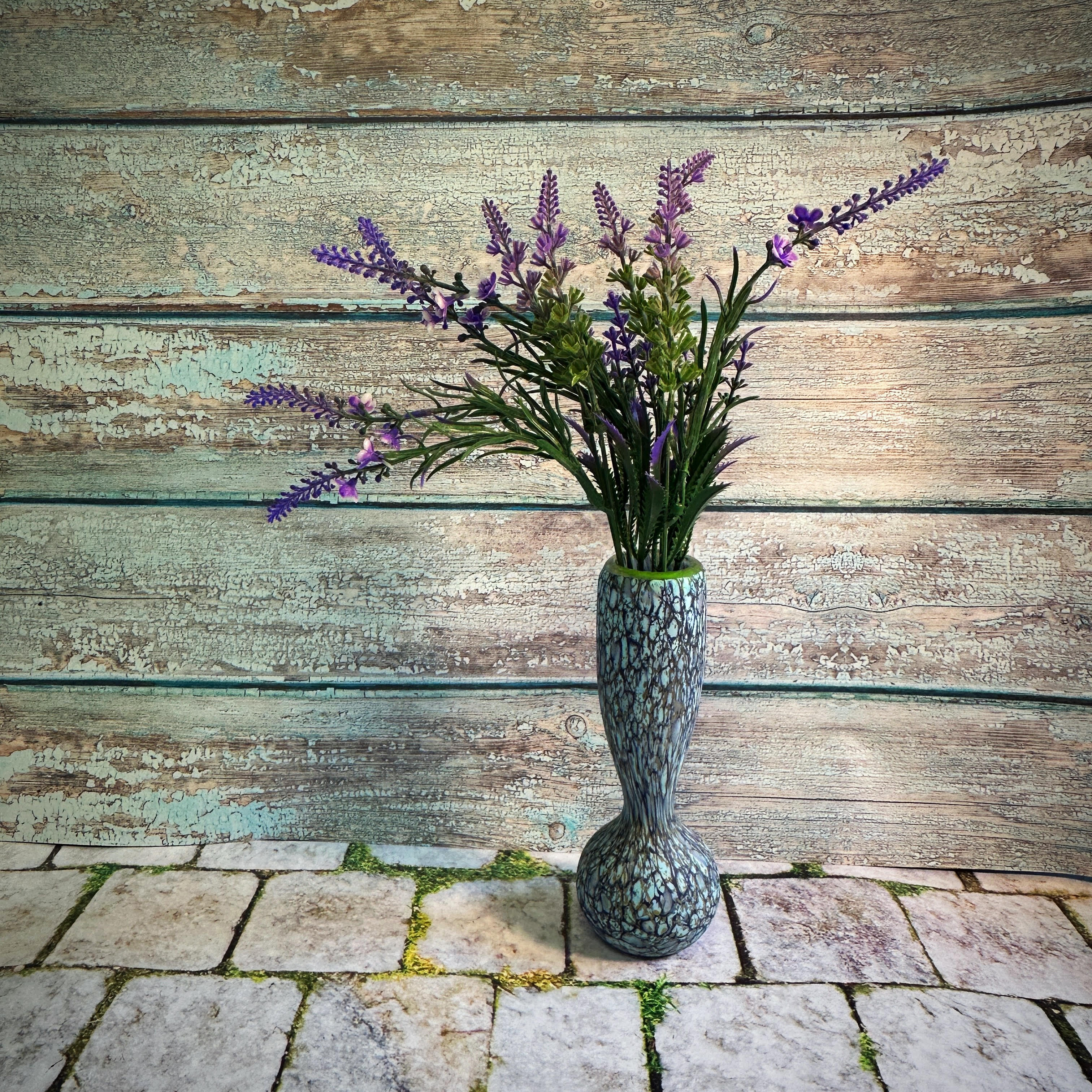 bottle with flowers