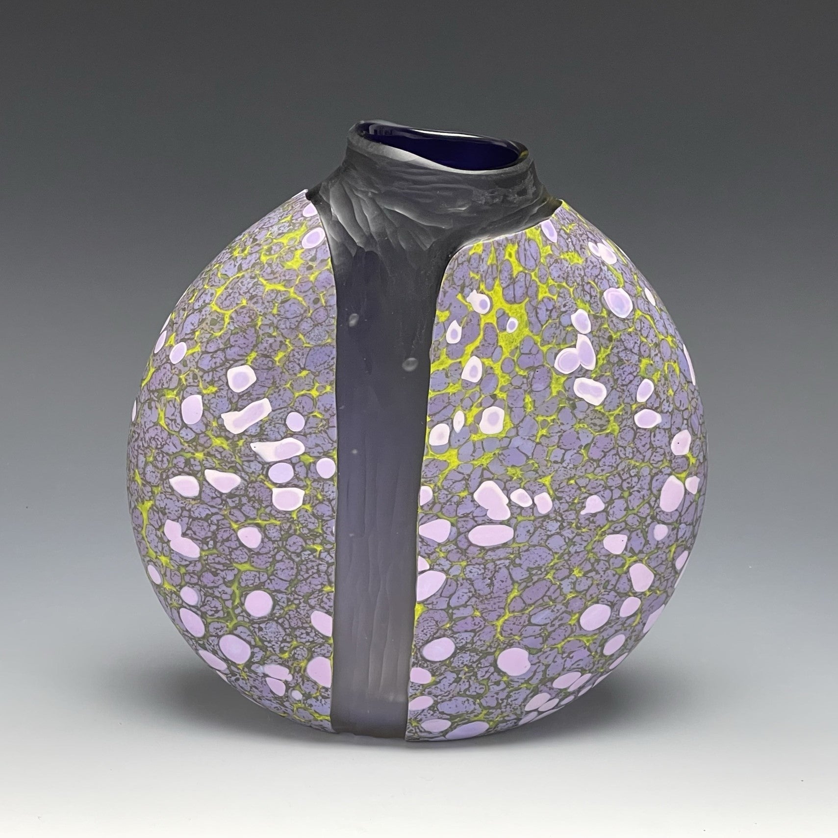 purple cascade vase