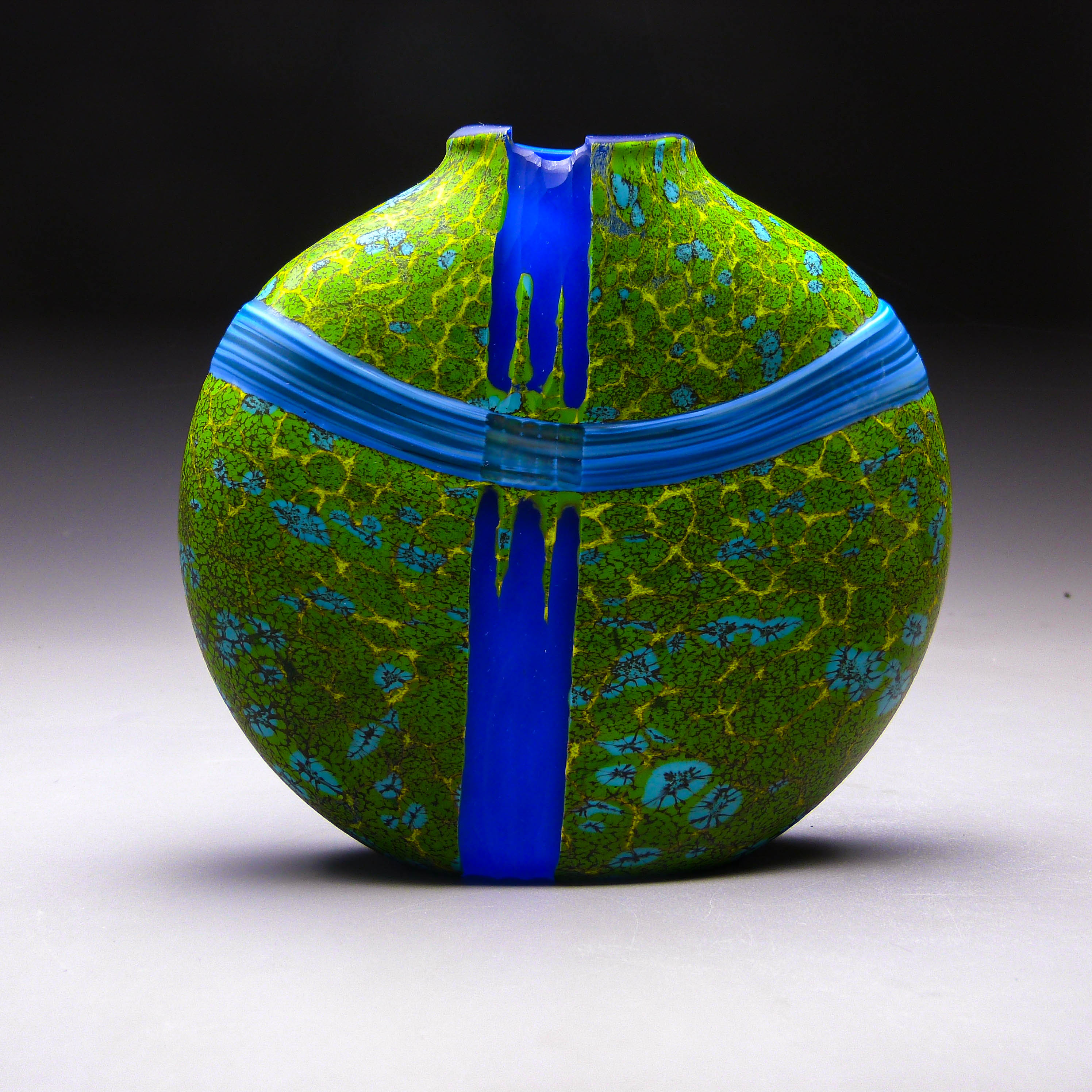 green convergence vase