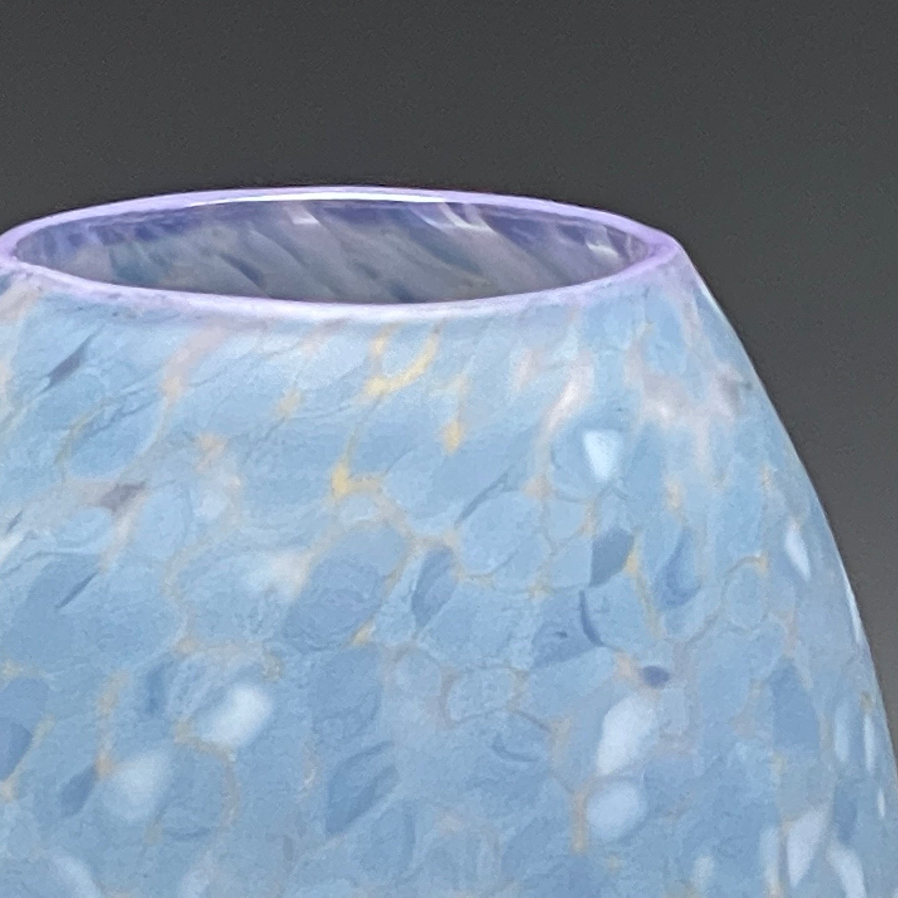 detail periwinkle simple vase