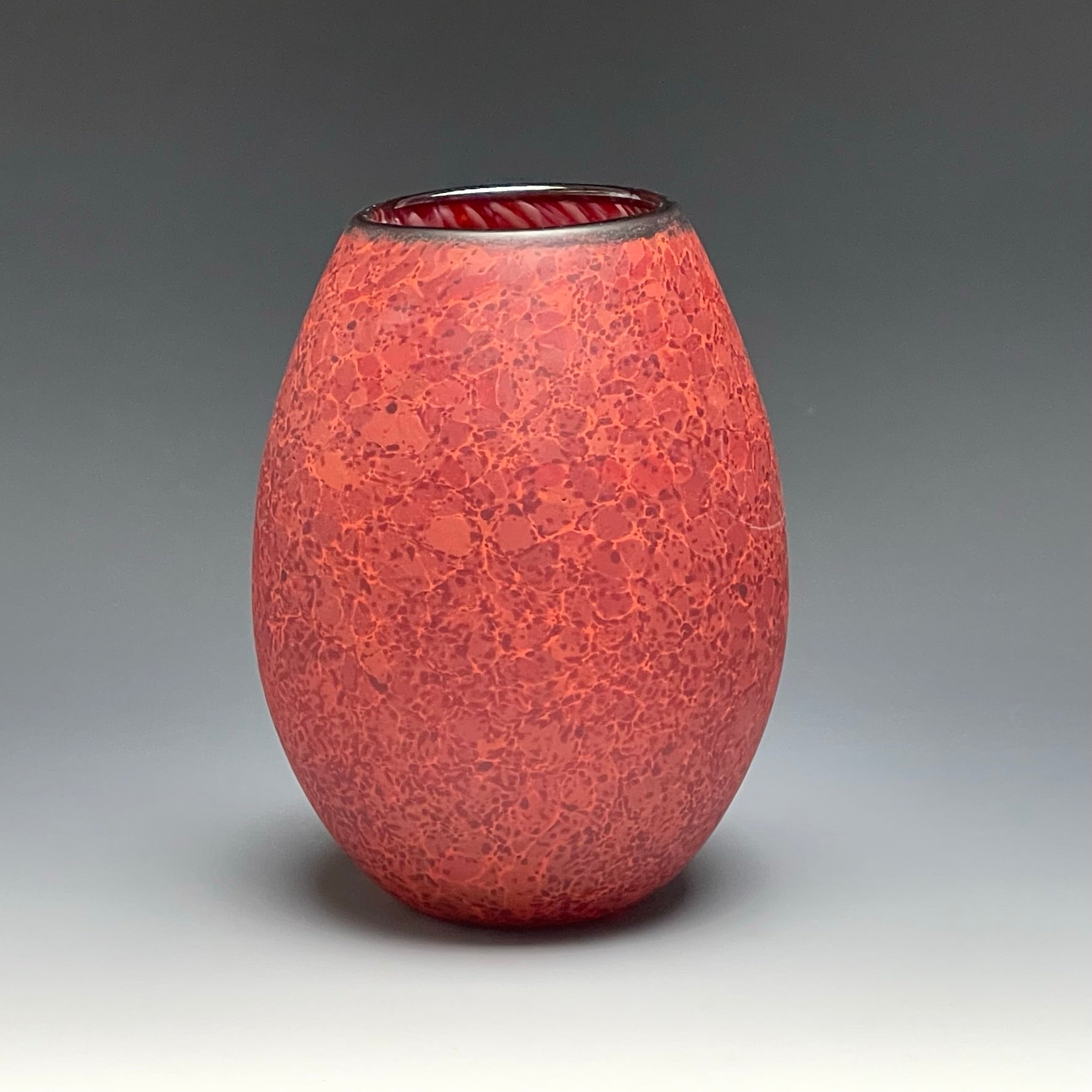 red simple vase